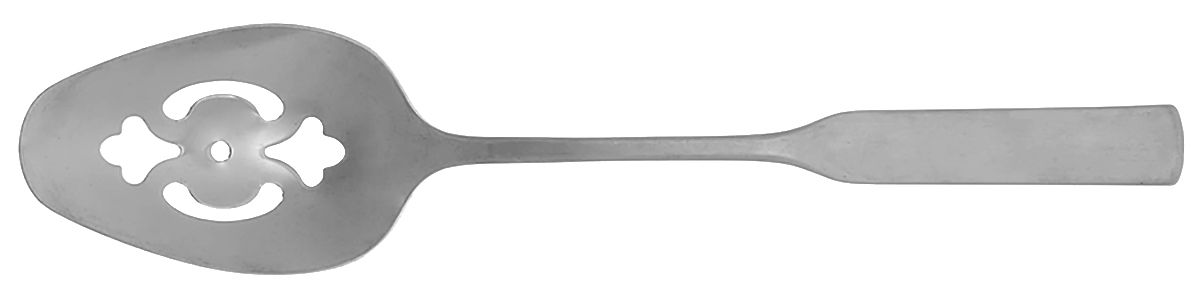 Modern Antique (Stainless) Pierced Tablespoon (Serving Spoon) by Oneida Silver-1