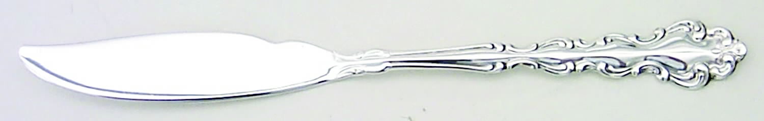 Modern Baroque (Silverplate, 1969) Individual Solid Fish Knife by Oneida Silver-1