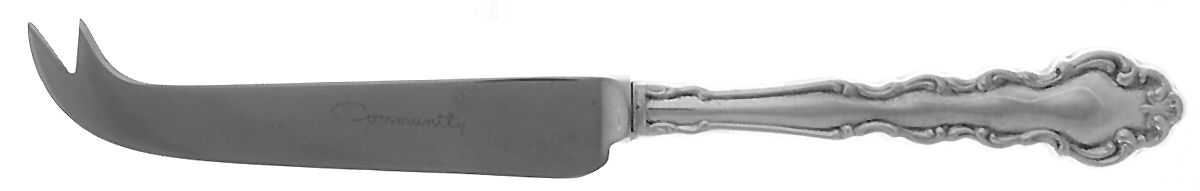 Modern Baroque (Silverplate, 1969) Cheese Knife with Stainless Blade by Oneida Silver-1