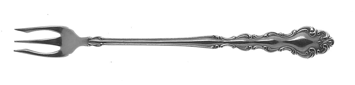 Modern Baroque (Silverplate, 1969) Cocktail/Seafood Fork by Oneida Silver-1