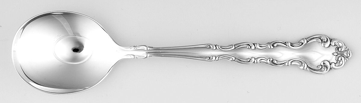 Modern Baroque (Silverplate, 1969) Round Bowl Soup Spoon (Gumbo) by Oneida Silver-1