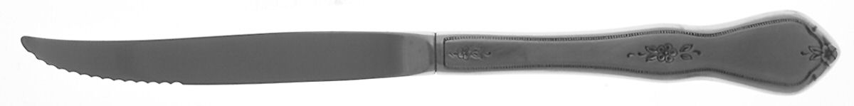 Morning Blossom (Stainless) Individual Steak Knife Hollow Handle by Oneida Silver-1