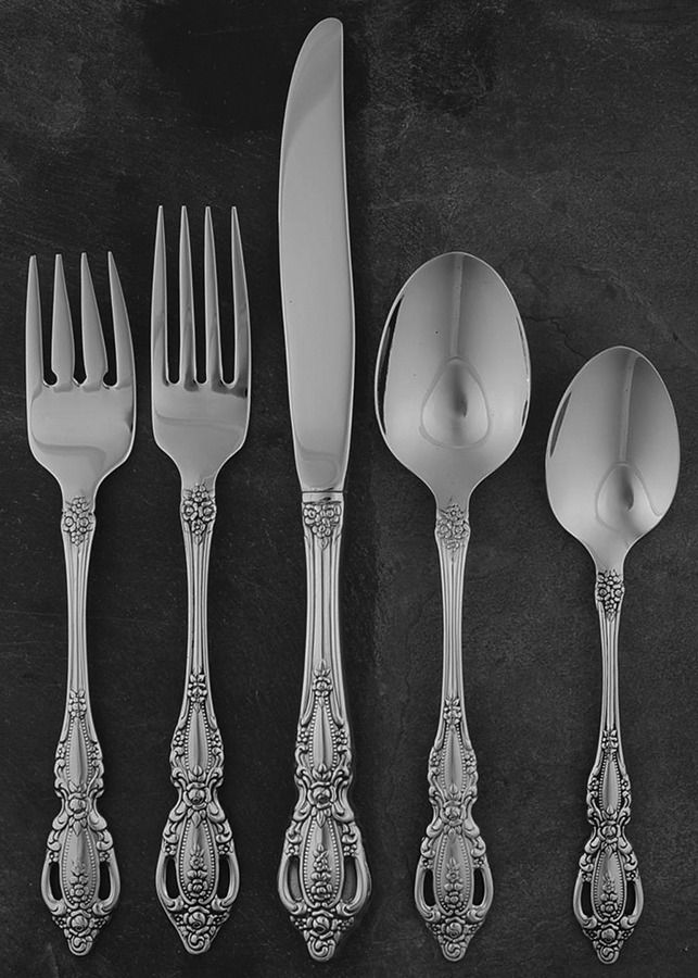 Monte Carlo (Stainless) 5 Piece Place Setting by Oneida Silver-1