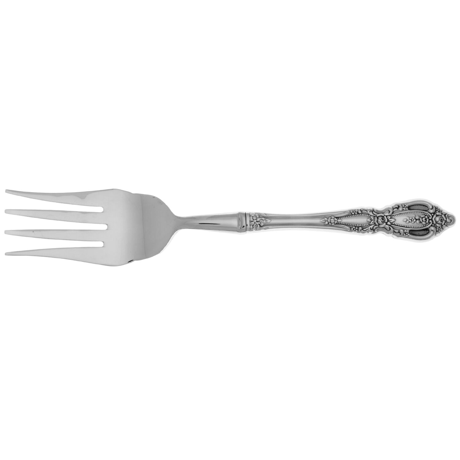 Monte Carlo (Stainless) Cold Meat Fork Large, Stainless Tines HC by Oneida Silver-1