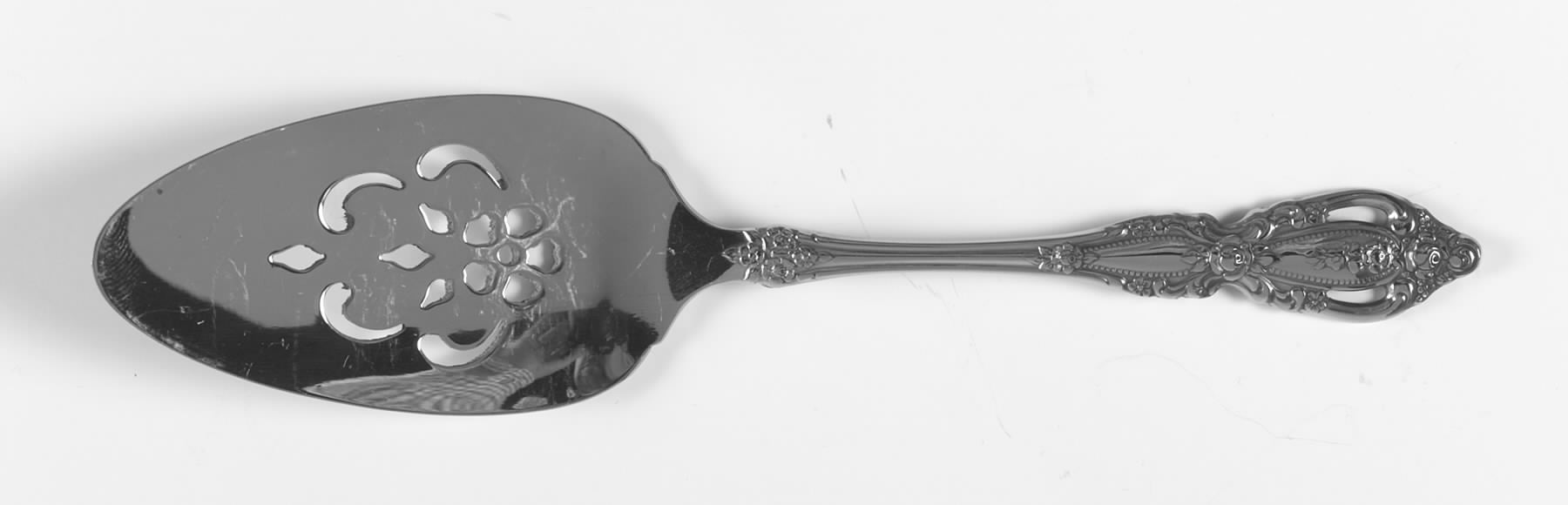 Monte Carlo (Stainless) Pierced All Stainless Pie Server by Oneida Silver-1