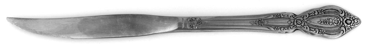 Monte Carlo (Stainless) Individual Solid Handle Steak Knife by Oneida Silver-1