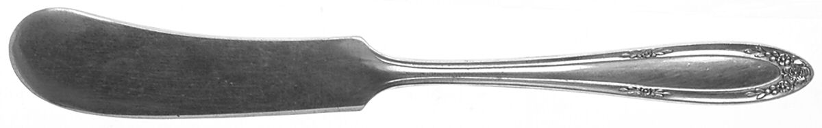 Modjeska (Silverplate, 1916) Flat Handle Butter Spreader by Oneida Silver-1