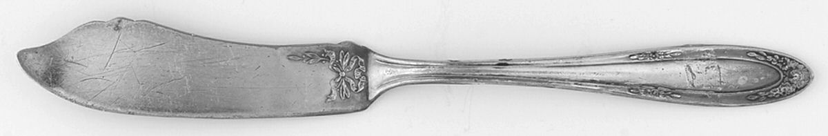 Modjeska (Silverplate, 1916) Flat Handle Master Butter Knife by Oneida Silver-1