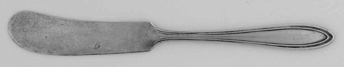 Monroe-Mohawk (Silverplate, 1915) Flat Handle Butter Spreader by Oneida Silver-1