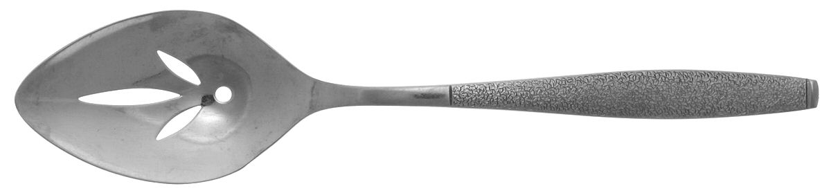 Montina-Indio(Stainless) Pierced Tablespoon (Serving Spoon) by Oneida Silver-1