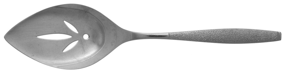 Montina-Indio(Stainless) Pierced All Stainless Pie Server by Oneida Silver-1