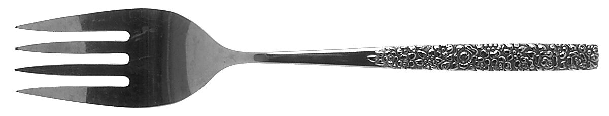 Montage (Stainless) Medium Solid Cold Meat Serving Fork by Oneida Silver-1