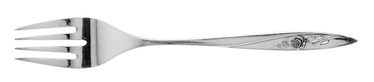 Morning Rose (Silverplate, 1960) Individual Salad Fork by Oneida Silver-1