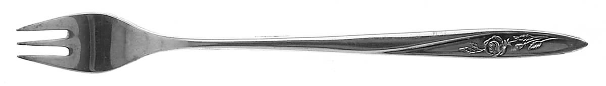 Morning Rose (Silverplate, 1960) Cocktail/Seafood Fork by Oneida Silver-1