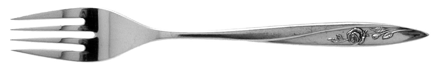 Morning Rose (Silverplate, 1960) Fork by Oneida Silver-1