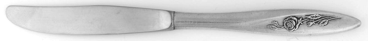 Morning Rose (Silverplate, 1960) Modern Hollow Knife by Oneida Silver-1