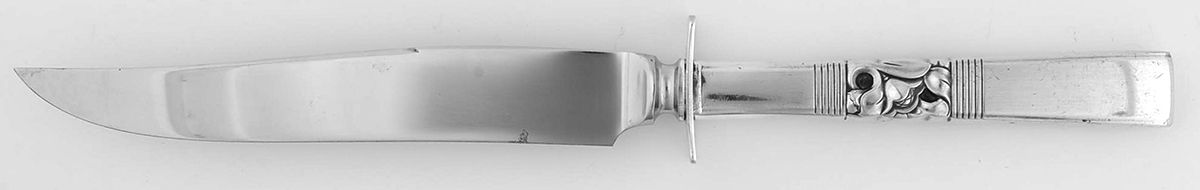 Morning Star (Silverplate, 1948) Small Steak Carving Knife with Stainless Blade by Oneida Silver-1