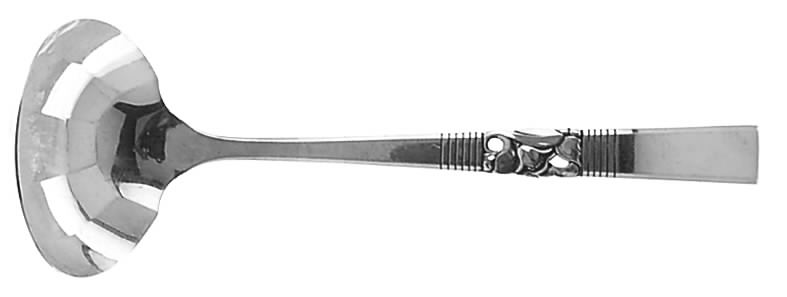 Morning Star (Silverplate, 1948) Solid Gravy Ladle by Oneida Silver-1
