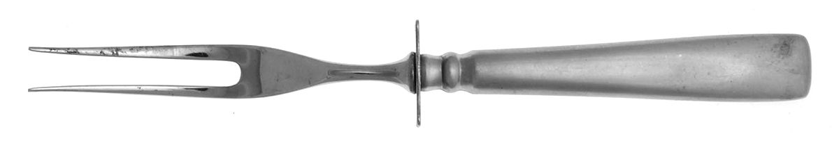 Motif (Stainless) Small Steak Carving Fork with Stainless Prongs by Oneida Silver-1