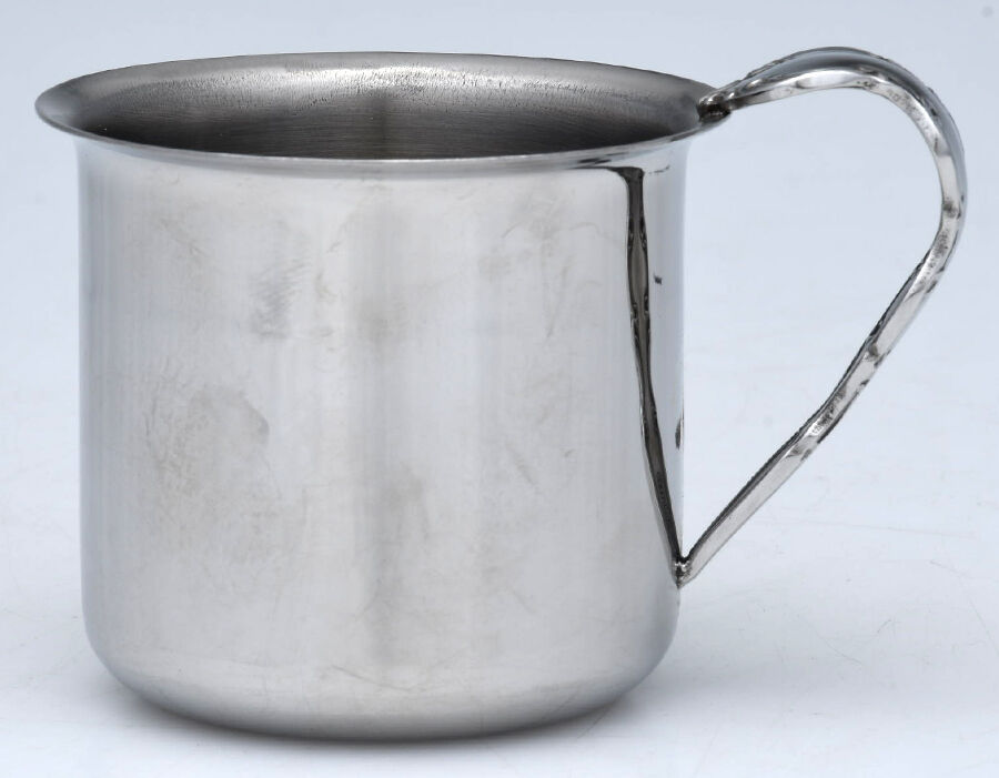 Mozart (Stainless) Baby Cup with Stainless Cup and Handle HC by Oneida Silver-1