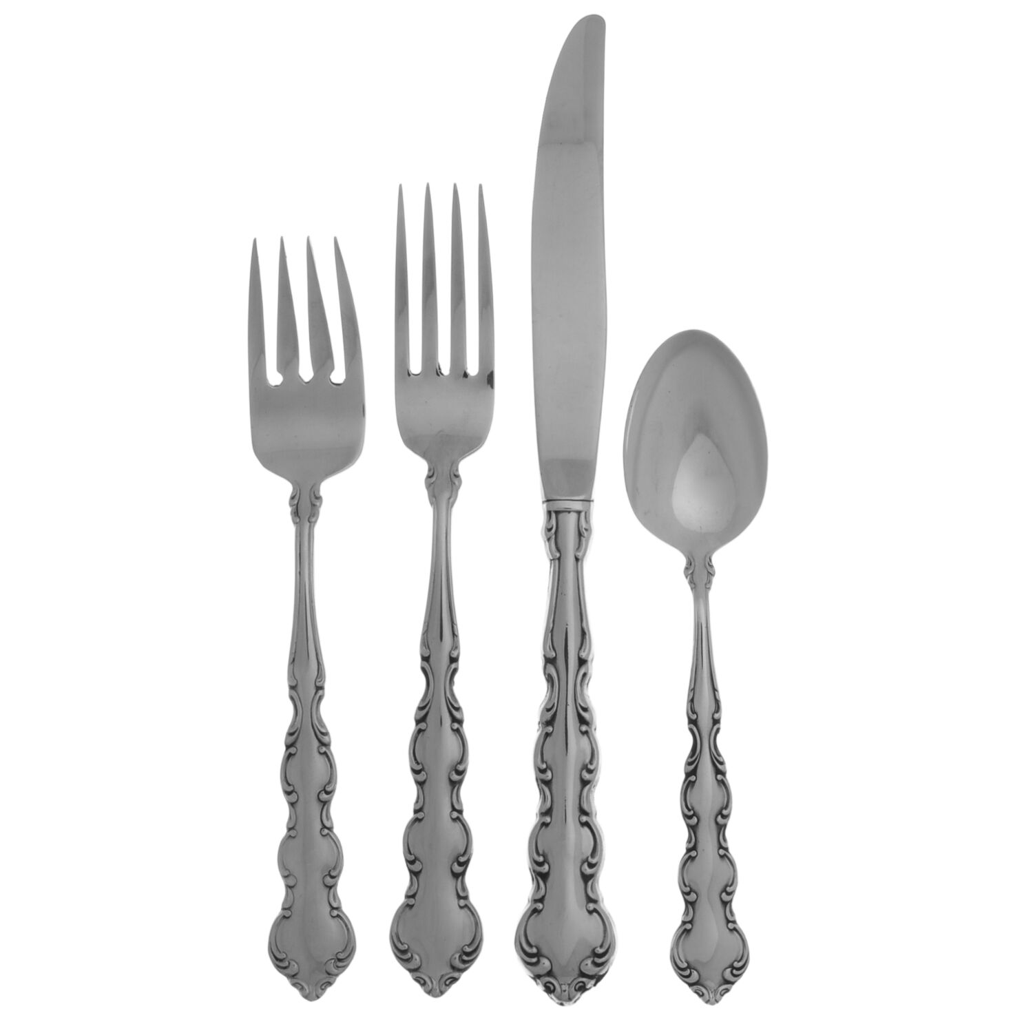 Mozart (Stainless) 4 Piece Place Setting by Oneida Silver-1