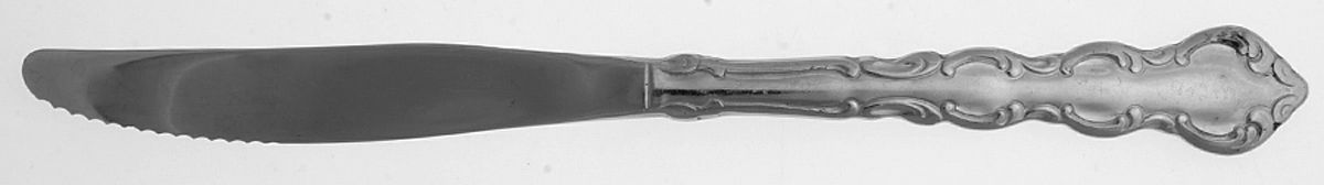 Mozart (Stainless) Modern Solid Knife by Oneida Silver-1