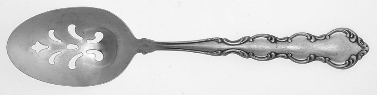 Mozart (Stainless) Pierced Tablespoon (Serving Spoon) by Oneida Silver-1