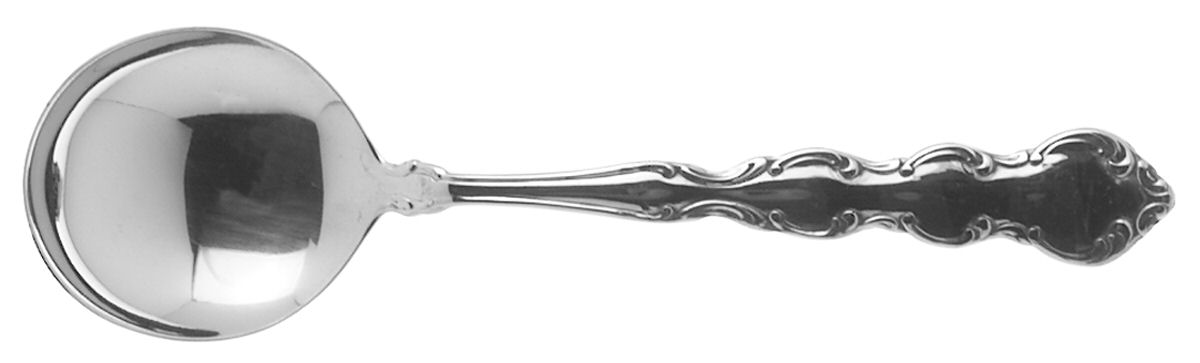 Mozart (Stainless) Round Bowl Soup Spoon (Bouillon) by Oneida Silver-1