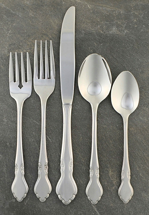 Musette (Stainless) 5 Piece Place Setting by Oneida Silver-1