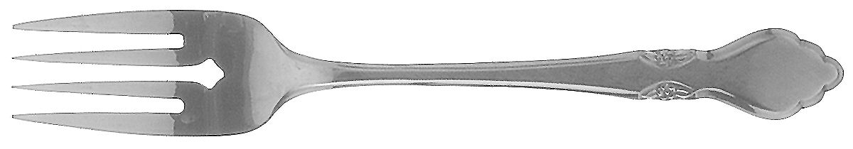 Musette (Stainless) Individual Salad Fork by Oneida Silver-1