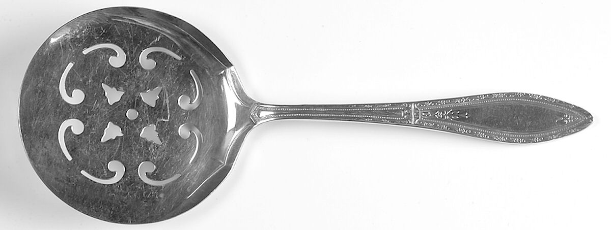 Mystic-Coronet (Silverplate, 1926, No Monograms) Tomato Server, Solid Piece by Oneida Silver-1