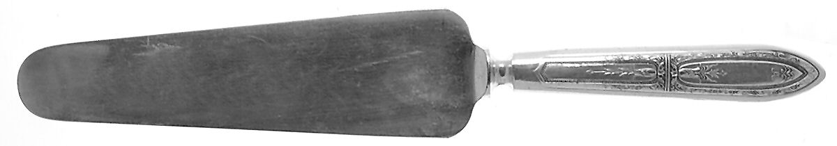 Mystic-Coronet (Silverplate, 1926, No Monograms) Solid Pie Server by Oneida Silver-1