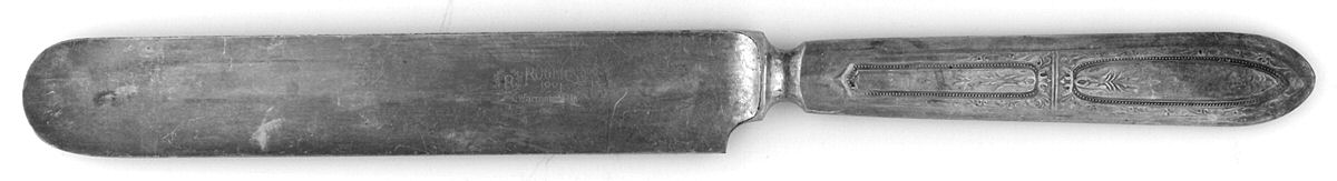 Mystic-Coronet (Silverplate, 1926, No Monograms) Blunt Solid Knife by Oneida Silver-1