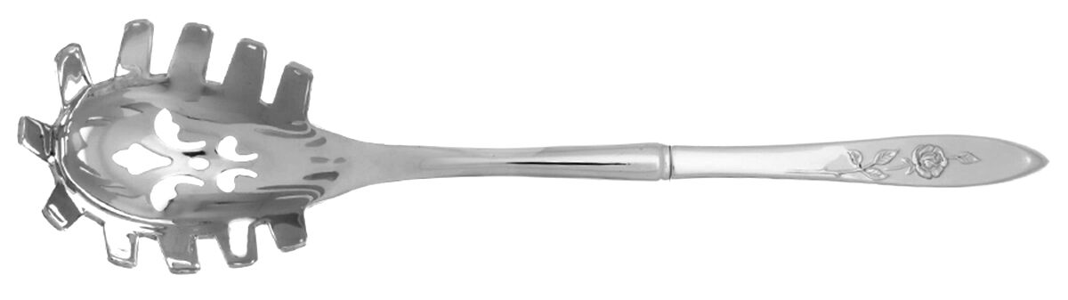My Rose (Stainless) Pasta Server with Stainless Bowl HC by Oneida Silver-1