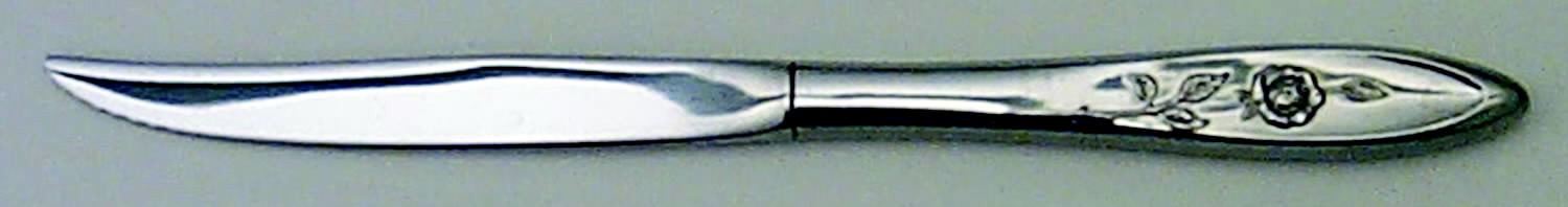 My Rose (Stainless) Individual Steak Knife Hollow Handle by Oneida Silver-1