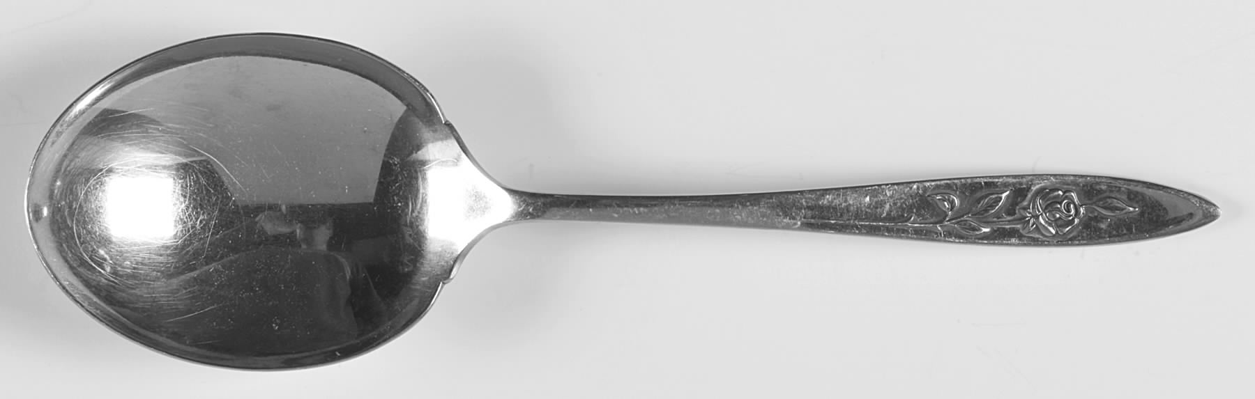 My Rose (Stainless) Solid Smooth Casserole Spoon by Oneida Silver-1