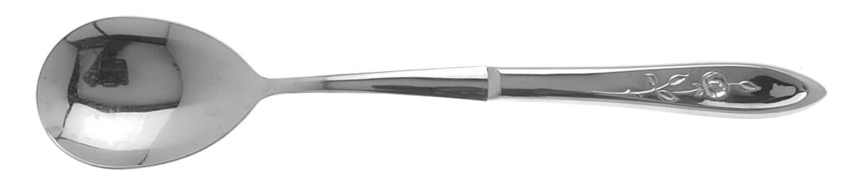 My Rose (Stainless) Solid Salad Serving Spoon by Oneida Silver-1