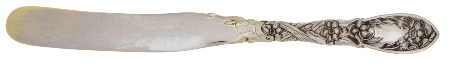 Narcissus (Silverplate, 1908) Youth Knife, Solid Piece by Oneida Silver-1