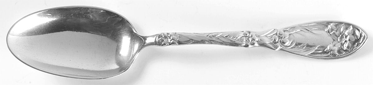 Narcissus (Silverplate, 1908) Tablespoon (Serving Spoon) by Oneida Silver-1