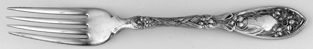 Narcissus (Silverplate, 1908) Fork by Oneida Silver-1