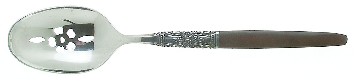 Napa Valley (Stainless) Pierced Tablespoon (Serving Spoon) by Oneida Silver-1