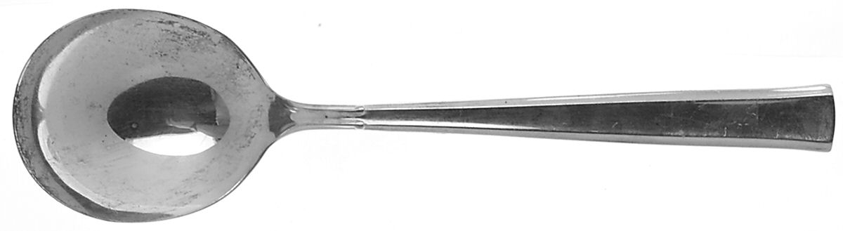 New Era (Silverplate, 1955) Round Bowl Soup Spoon (Gumbo) by Oneida Silver-1