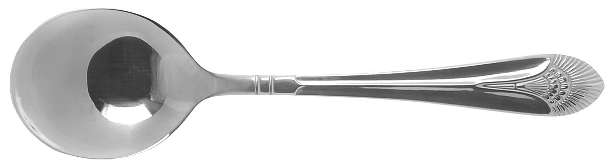 New York (Stainless) Round Bowl Soup Spoon (Gumbo) by Oneida Silver-1
