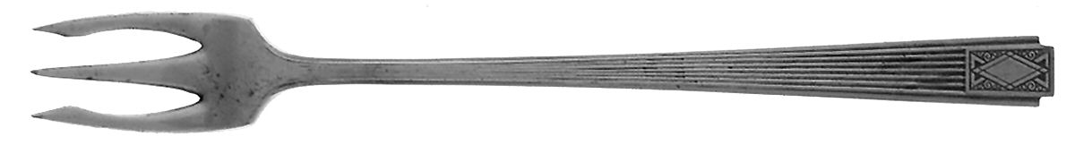 Noblesse (Silverplate, 1930) Short Handle Pickle/Olive Fork by Oneida Silver-1