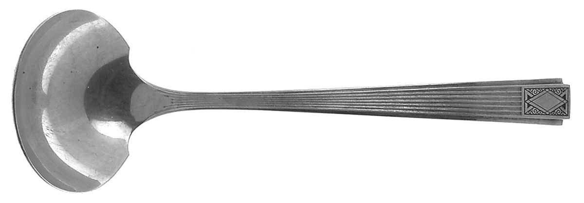Noblesse (Silverplate, 1930) Solid Gravy Ladle by Oneida Silver-1
