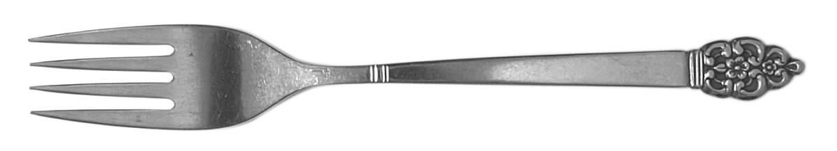 Nordic Crown (Deluxe Stainless) Fork by Oneida Silver-1