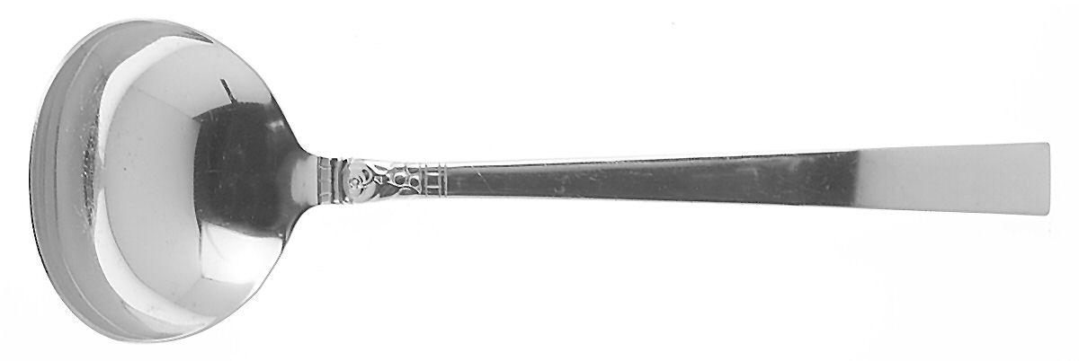 Northland (Stainless, Glssyfinish) Solid Gravy Ladle by Oneida Silver-1