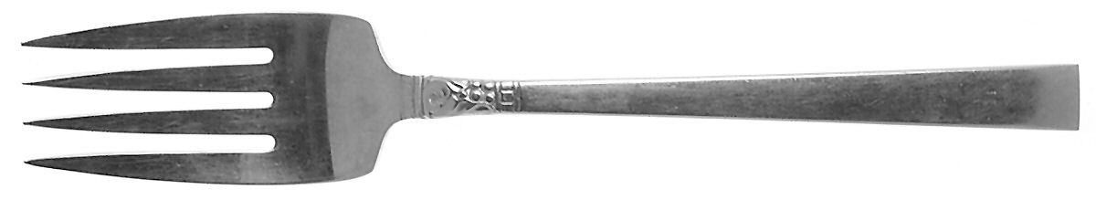 Northland (Stainless, Glssyfinish) Medium Solid Cold Meat Serving Fork by Oneida Silver-1
