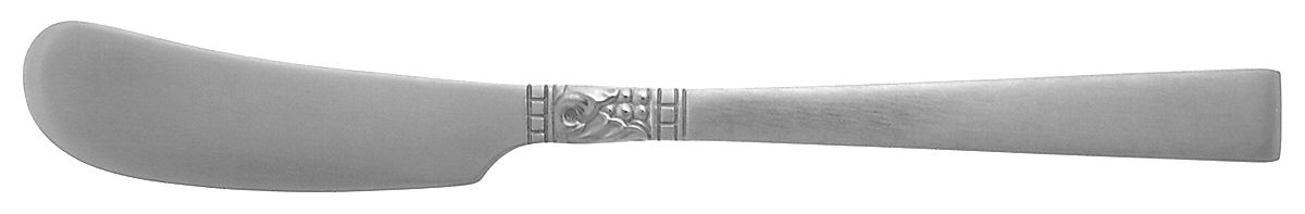 Northland (Stainless, Satinfinish) Flat Handle Butter Spreader by Oneida Silver-1