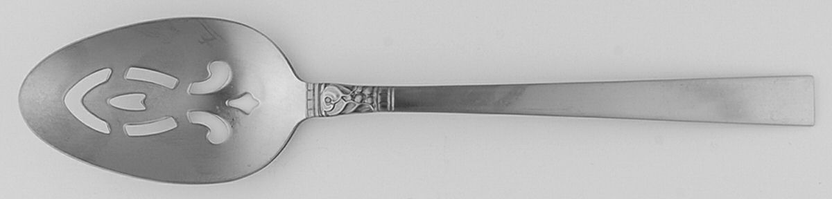 Northland (Stainless, Satinfinish) Pierced Tablespoon (Serving Spoon) by Oneida Silver-1